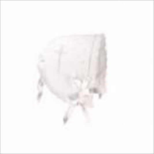 Stephan Baby 63313 Bonnet Babys Keepsake Cross Scallop Edge WhitePack of 4