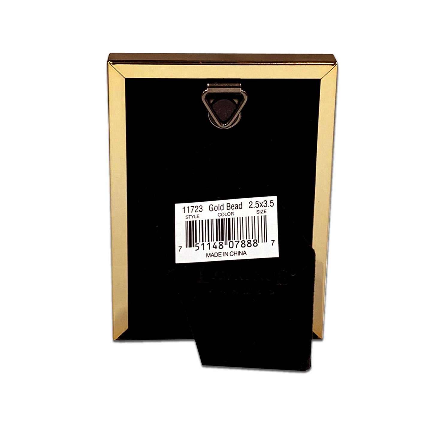 Lawrence Frames 2.72" x 3.7" Metal Picture Frame, Gold