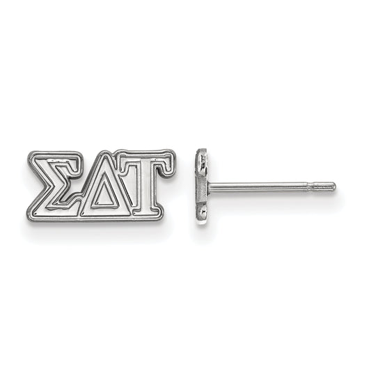 Sterling Silver Official Licensed Greek Sororities Sigma Delta Tau XS Post Earrings