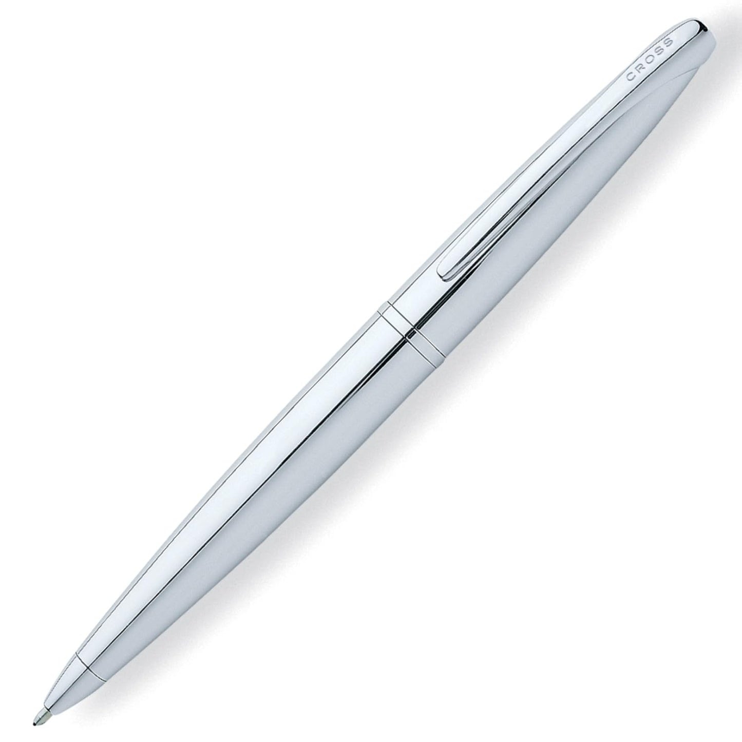 Cross ATX Refillable Ballpoint Pen, Medium Ballpen, Includes Premium Gift Box - Chrome