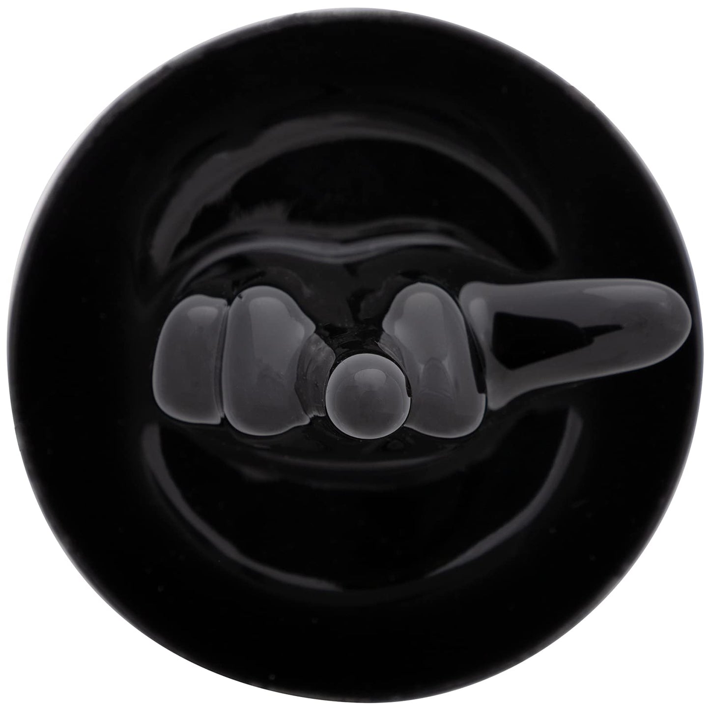Stephanie Imports Black Ceramic Jewelry Organiser Ring Dish Tray