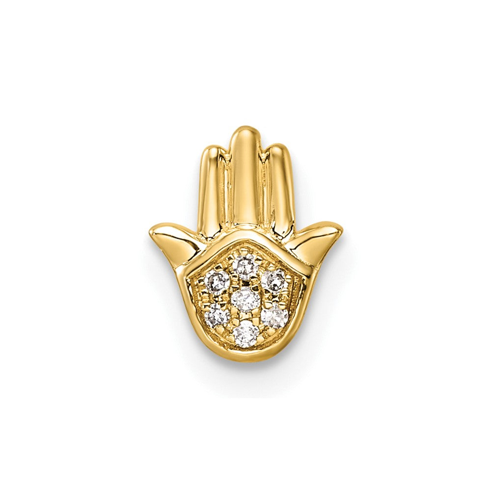 Stella & Dot 10ky Diamond Hamsa Charm Element
