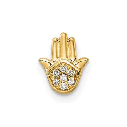 Stella & Dot 10ky Diamond Hamsa Charm Element