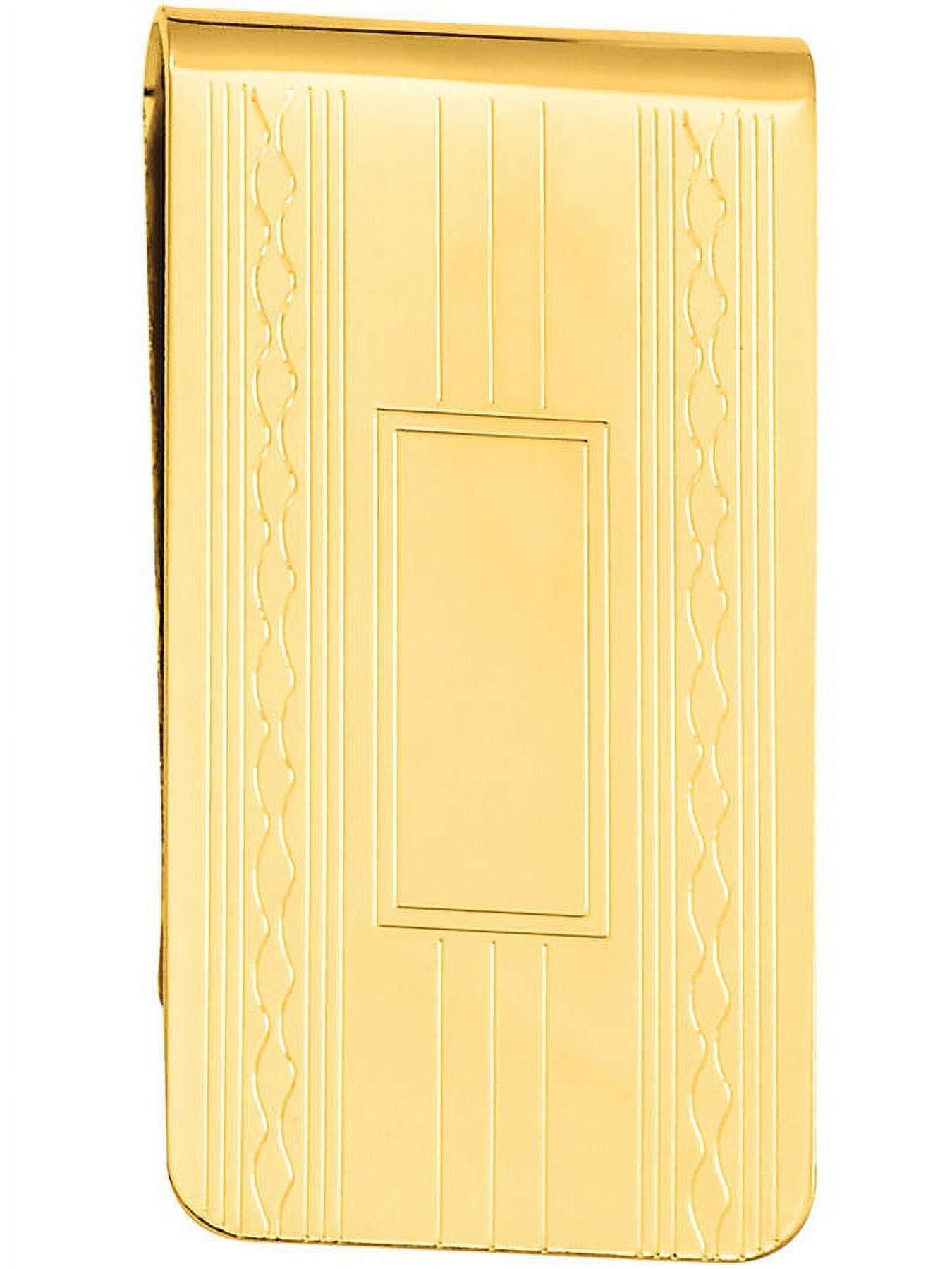 Primal Gold-plated Kelly Waters Patterned Edge Money Clip