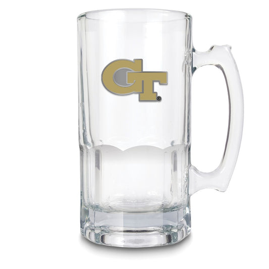 NCAA Georgia Tech University Glass 32 ounce Macho Mug