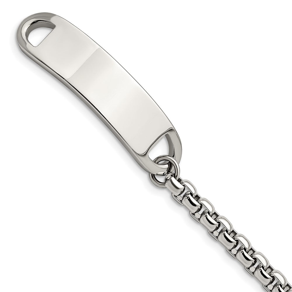 Stainless Steel Polished 8.75in ID Bracelet 8.75 inches