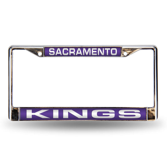 Sacramento Basketball King's Chrome Metal Laser Cut License Plate Frame
