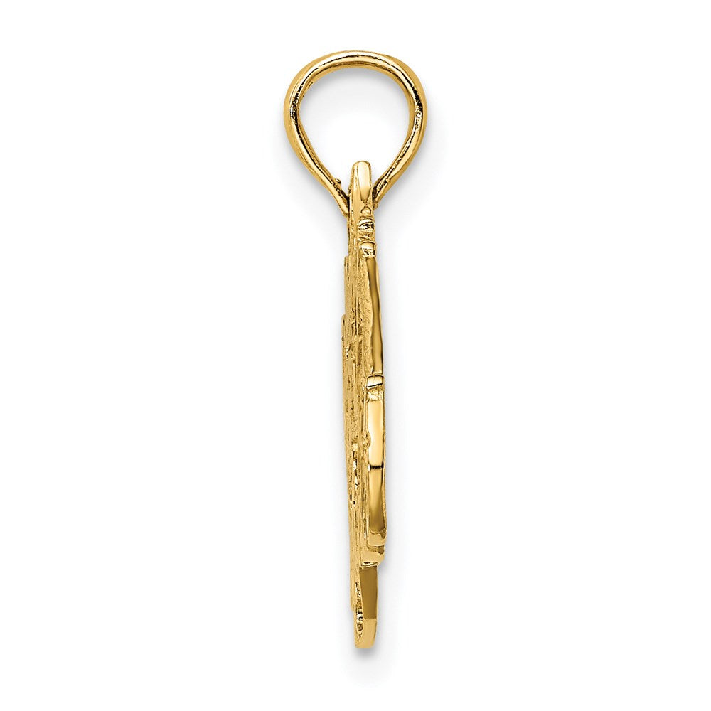 14k I LOVE MY RETIRED FIREFIGHTER Charm