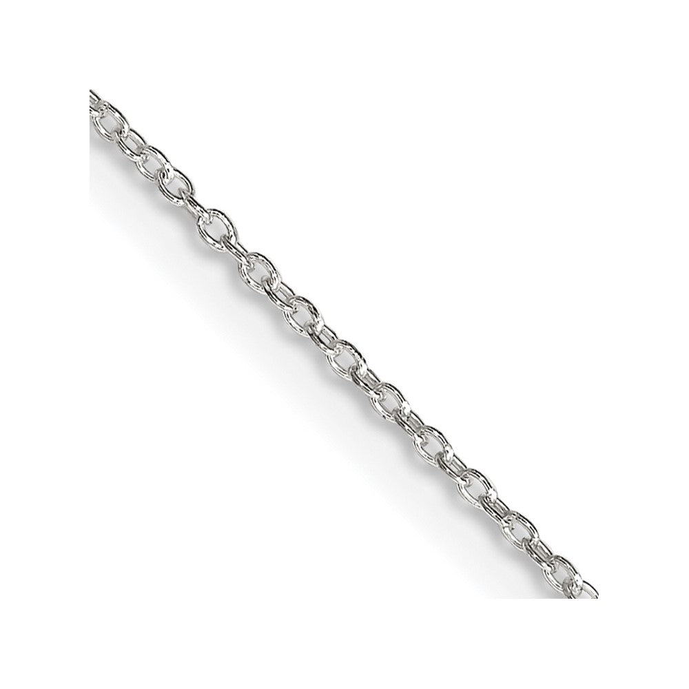 Sterling Silver 1.30mm Forzantina Cable Chain 26 Inches
