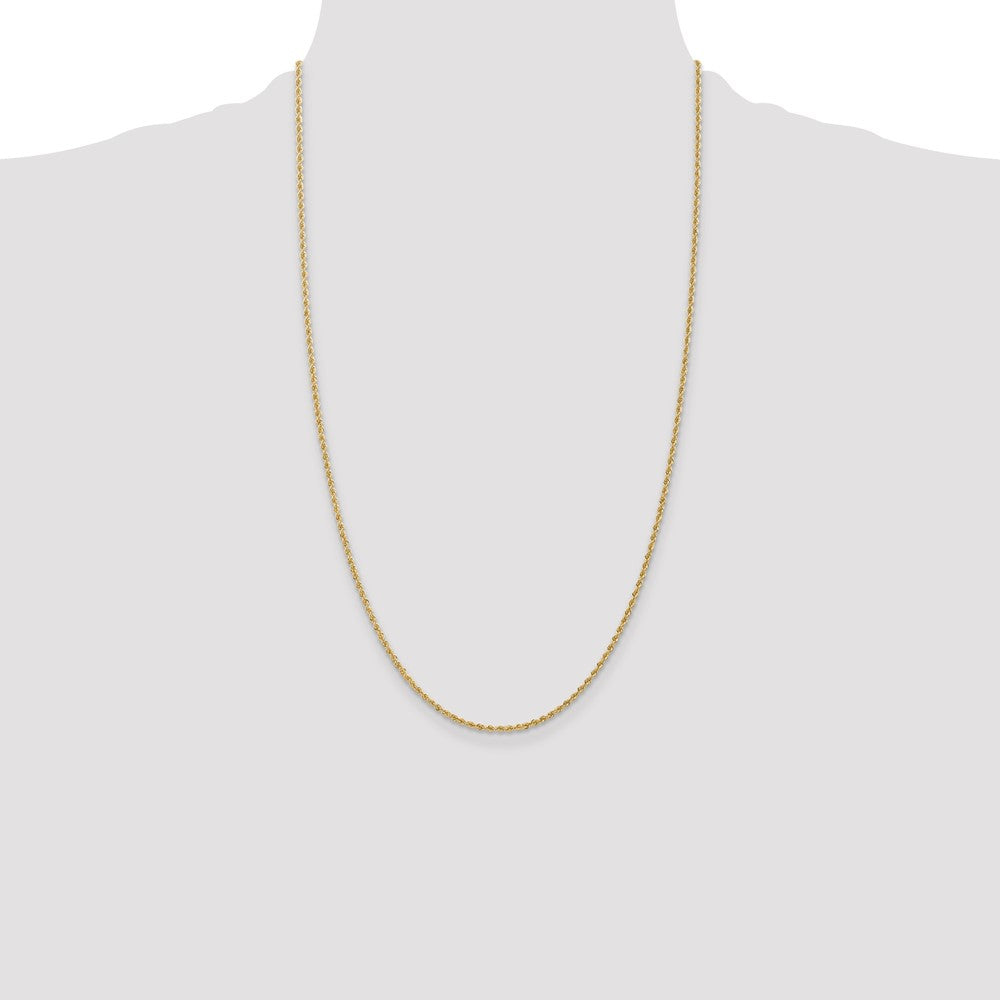 10k 1.50mm Regular Rope Chain