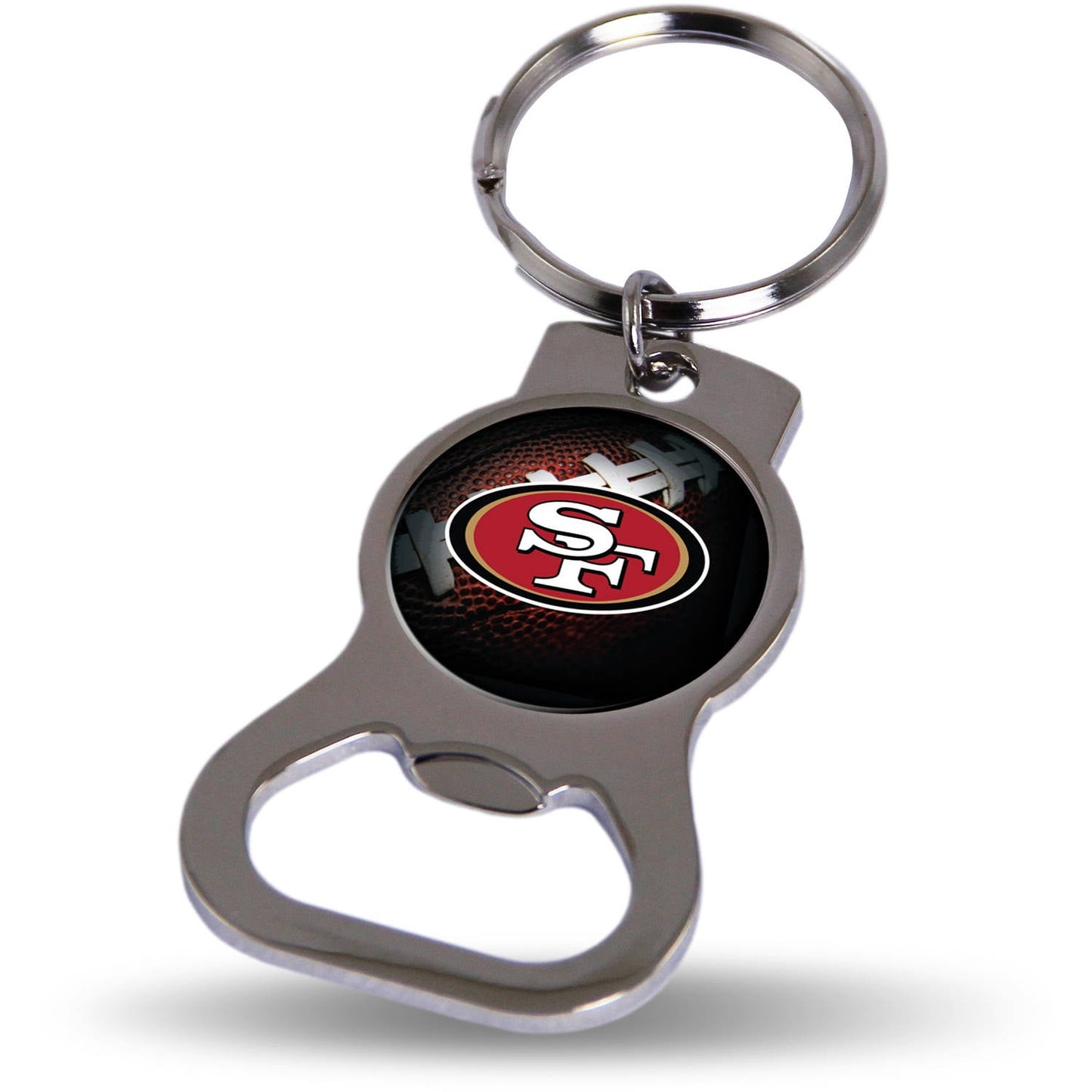 San Francisco 49ers Official NFL 2 inch Bottle Opener Key Chain Keychain by Rico Industries