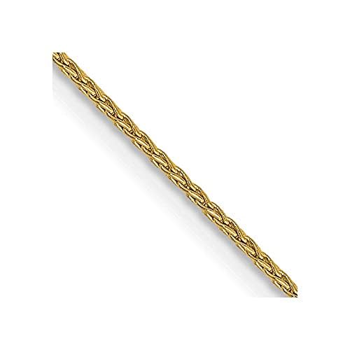 10k 1mm Parisian Wheat Chain
