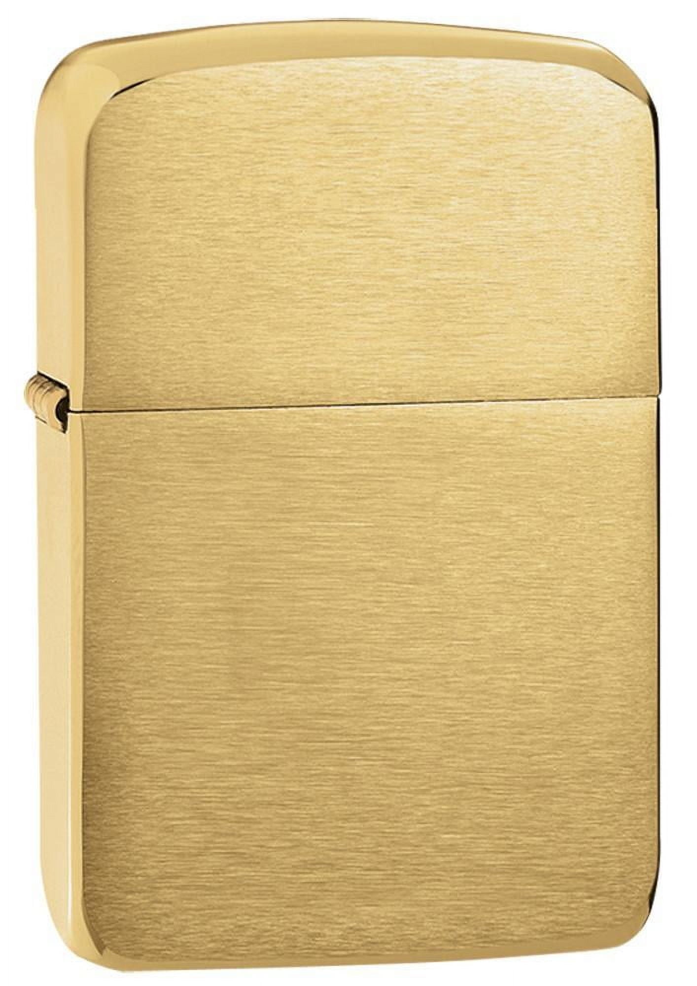 Zippo 1941 Replica Brushed Brass Pocket Lighter
