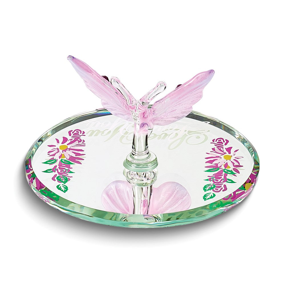 Glass Baron Butterfly "Love You"