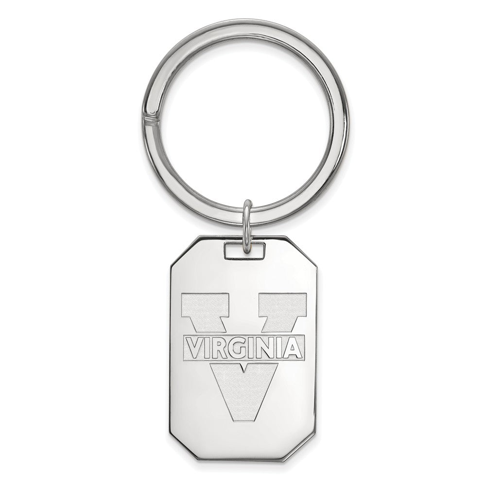 Sterling Silver U of Virginia Key Chain