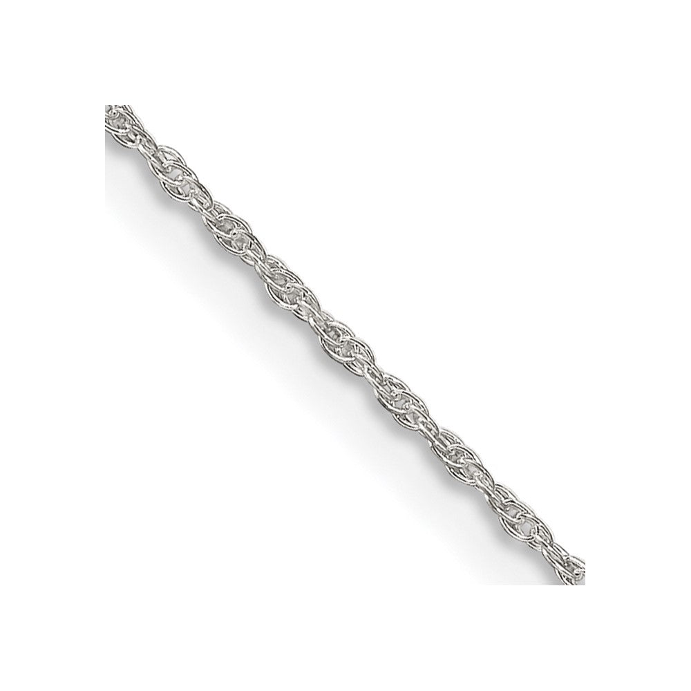Sterling Silver 1.25mm Loose Rope Chain 14 Inches