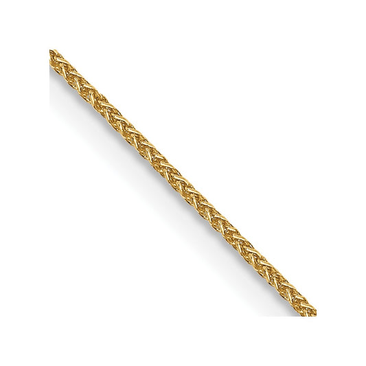 14K 24 inch .85mm Spiga with Lobster Clasp Chain