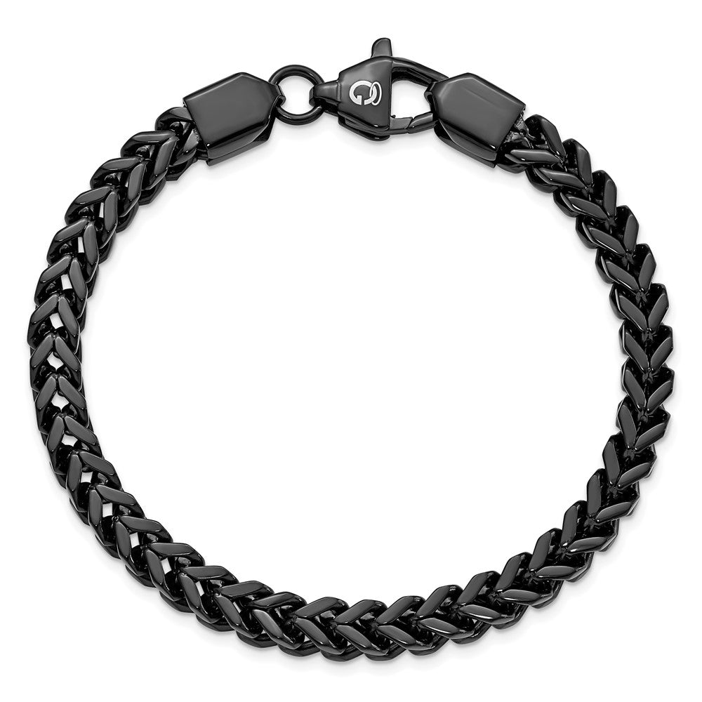 Stainless Steel & Black IP 9.25 Bracelet