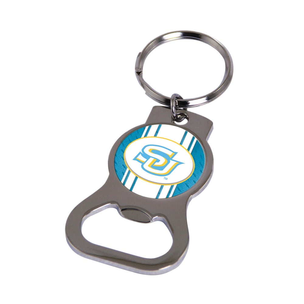 NCAA Univ. of Pittsburgh Silver-tone Bottle Opener Key Ring by Rico Industries QGC6438