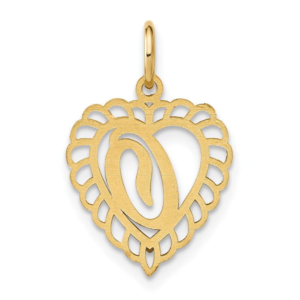 10k Gold Initial O Charm