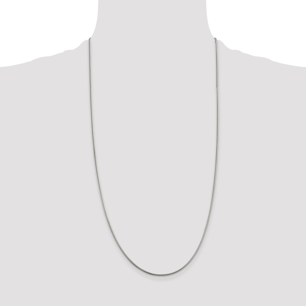 Sterling Silver 1.5mm Snake Chain 28 Inches