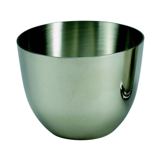 Creative Gifts International  8 oz Pewter Jefferson Cup with 2.5 in. Capacity - White