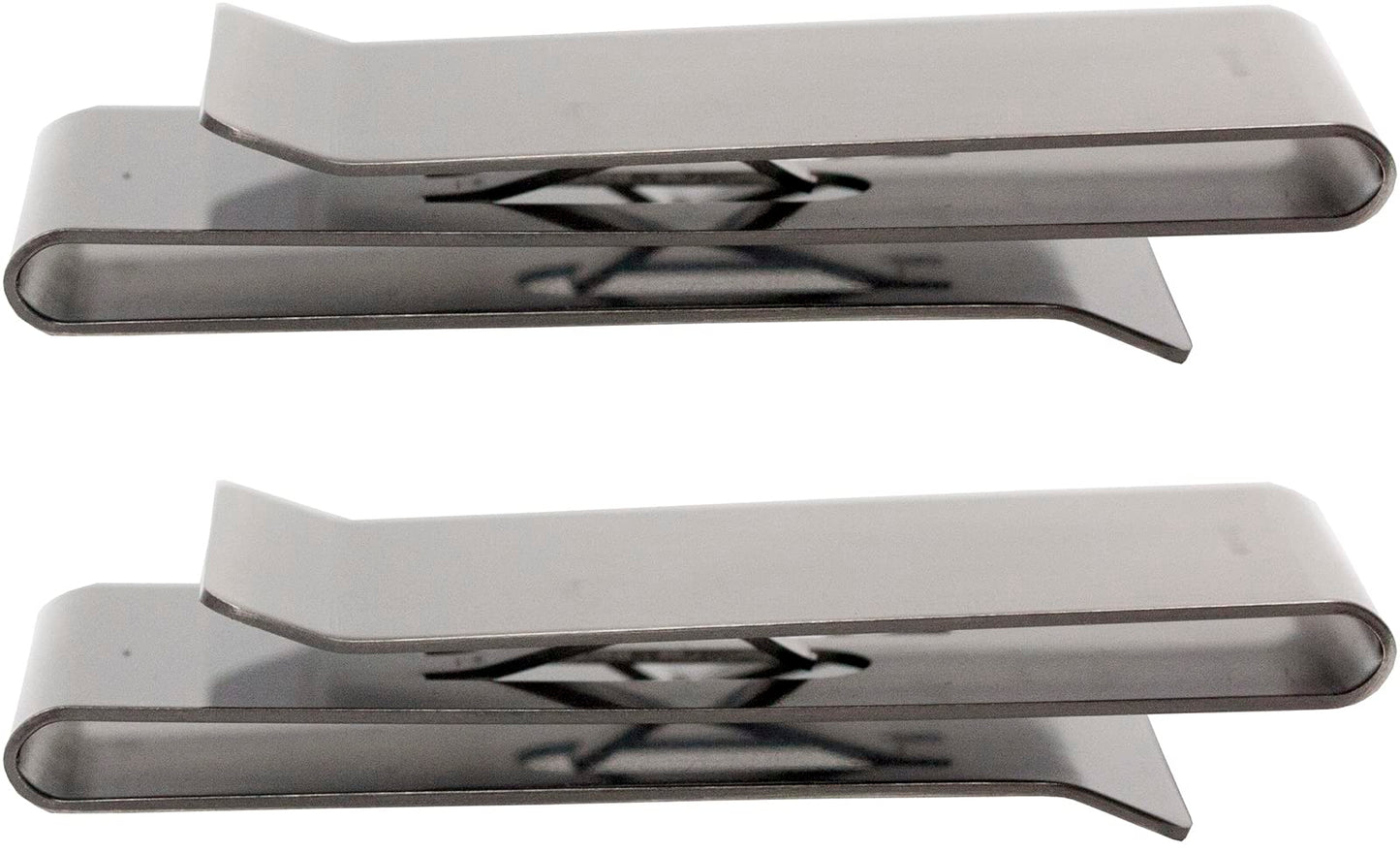 Chrome-Plated Double-Sided Boxed Money Clip