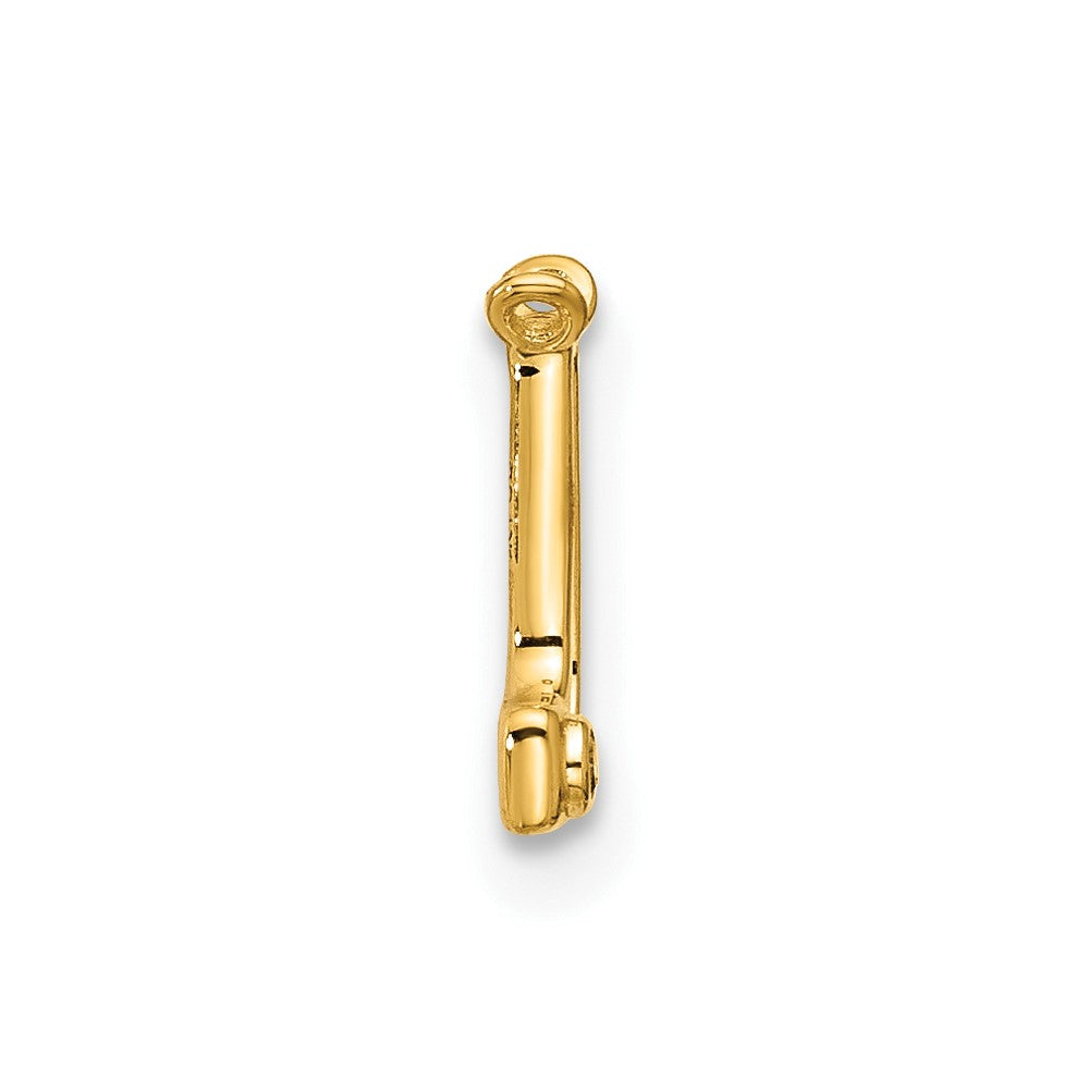 Stella & Dot 10ky Diamond Initial J Charm Element