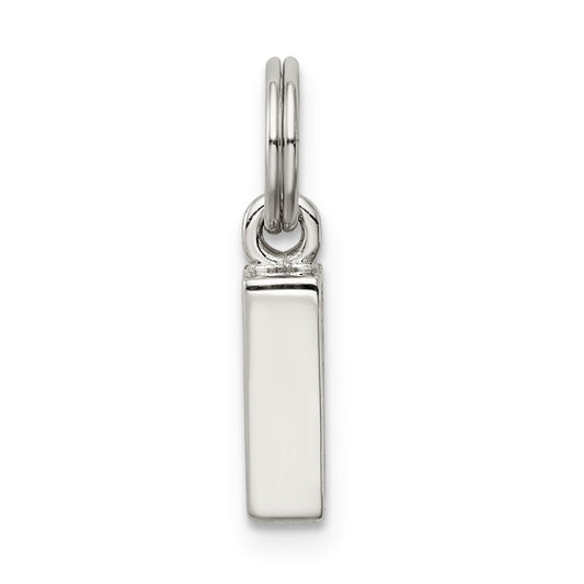 Sterling Silver Letter I Initial Charm