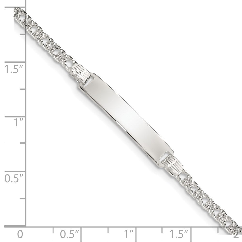 Sterling Silver Children's ID Bracelet 6 inches