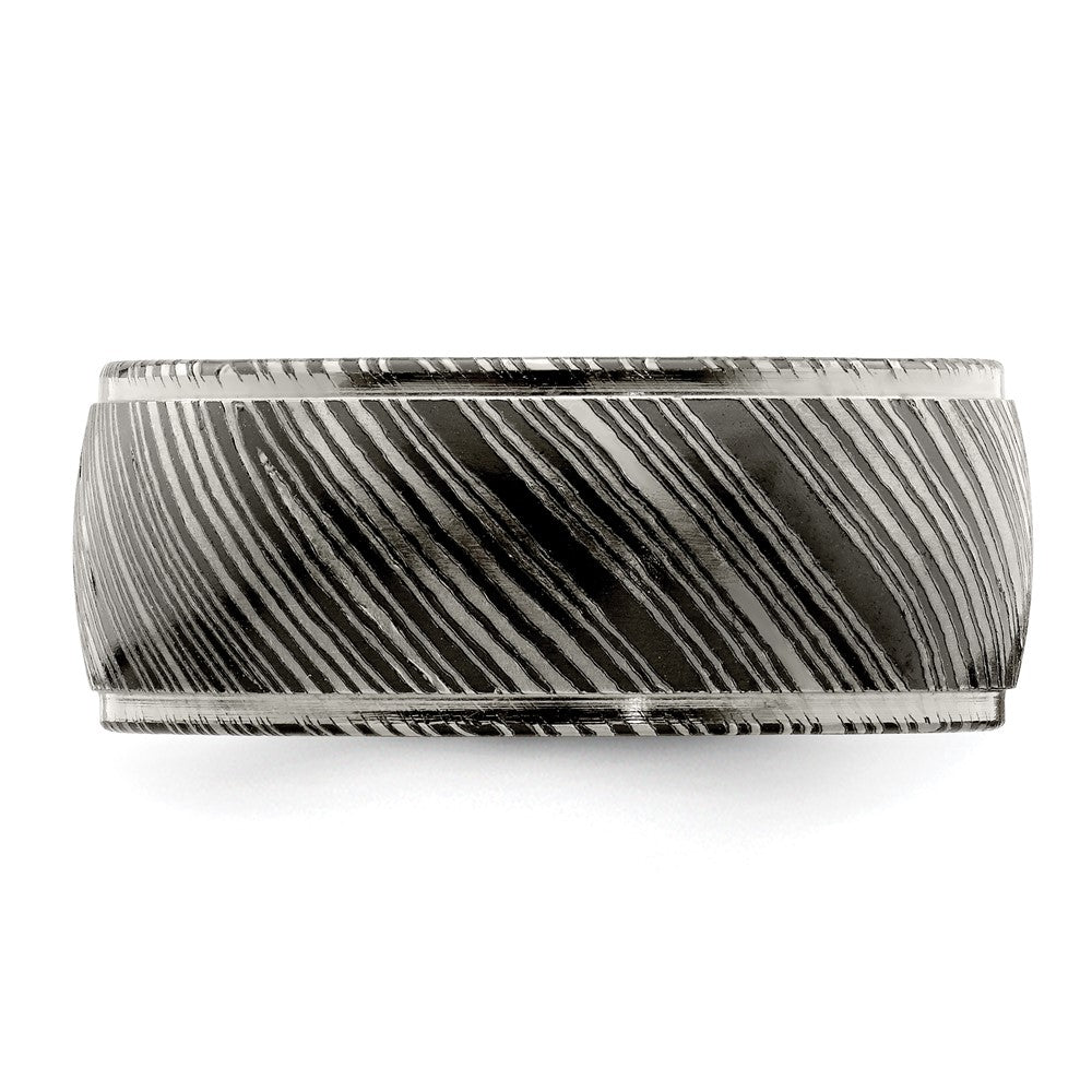 Edward Mirell Timoku Band 10mm Black Ti and Timoku Tri Dome Band