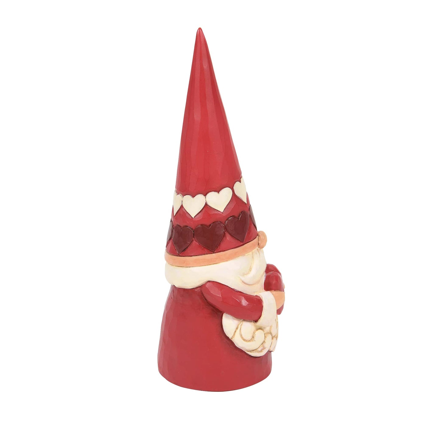 Enesco Jim Shore Heartwood Creek Red Gnome Holding Heart Figurine