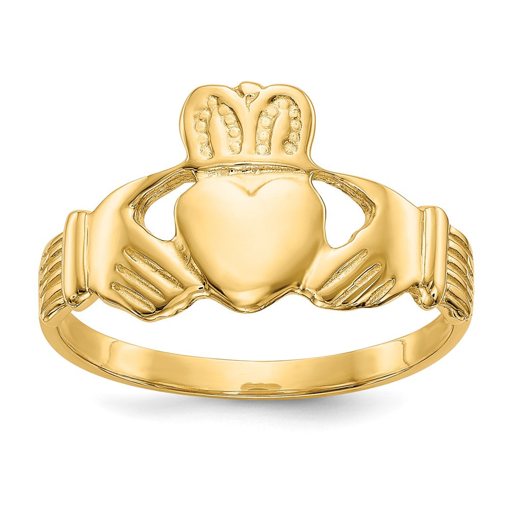 14k Men's Claddagh Ring Size 9.75