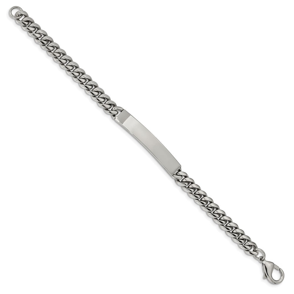 Stainless Steel Polished 8.25in ID Bracelet 8.25 inches