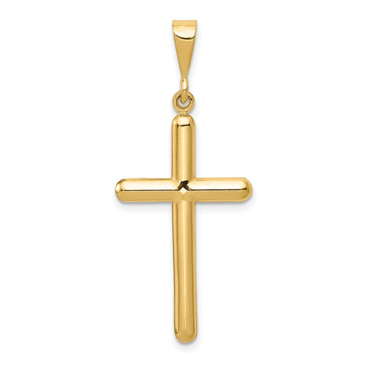 14k Cross Pendant Yellow Gold