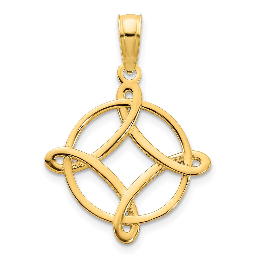 14ky Fancy Design Pendant