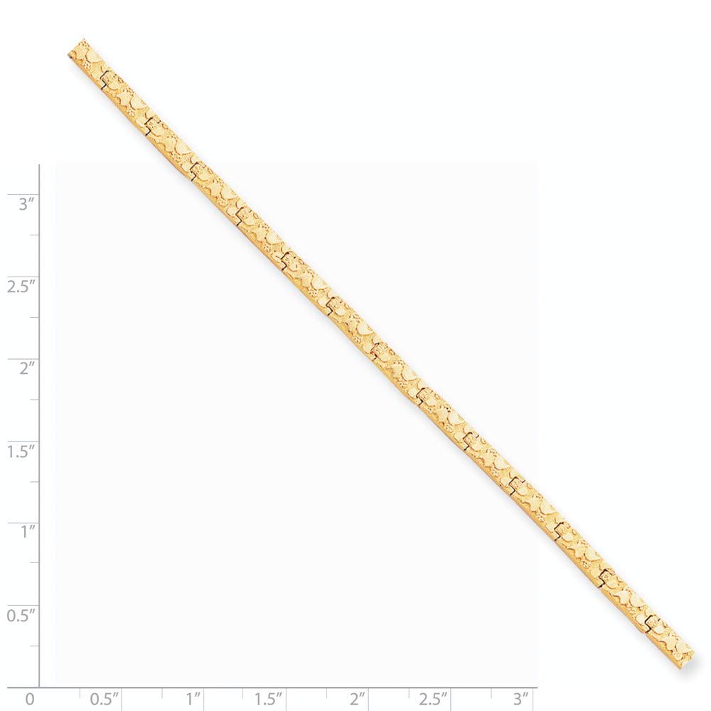 10k 5.5mm NUGGET Bracelet