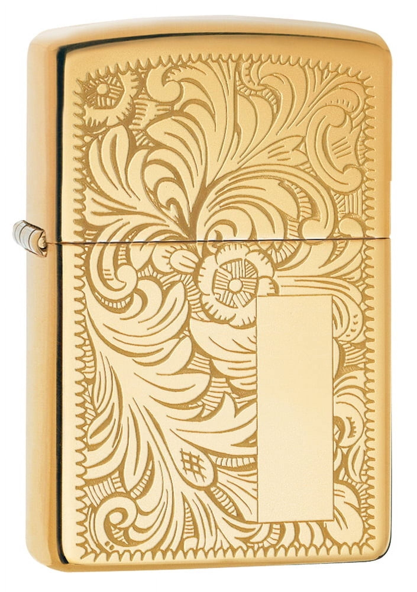 Zippo High Polish Brass Venetian Pocket Lighter