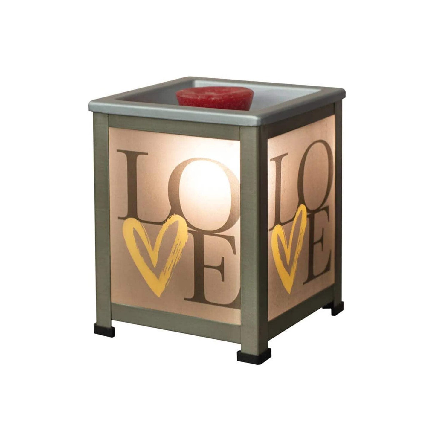 Love Glass Lanter Warmer