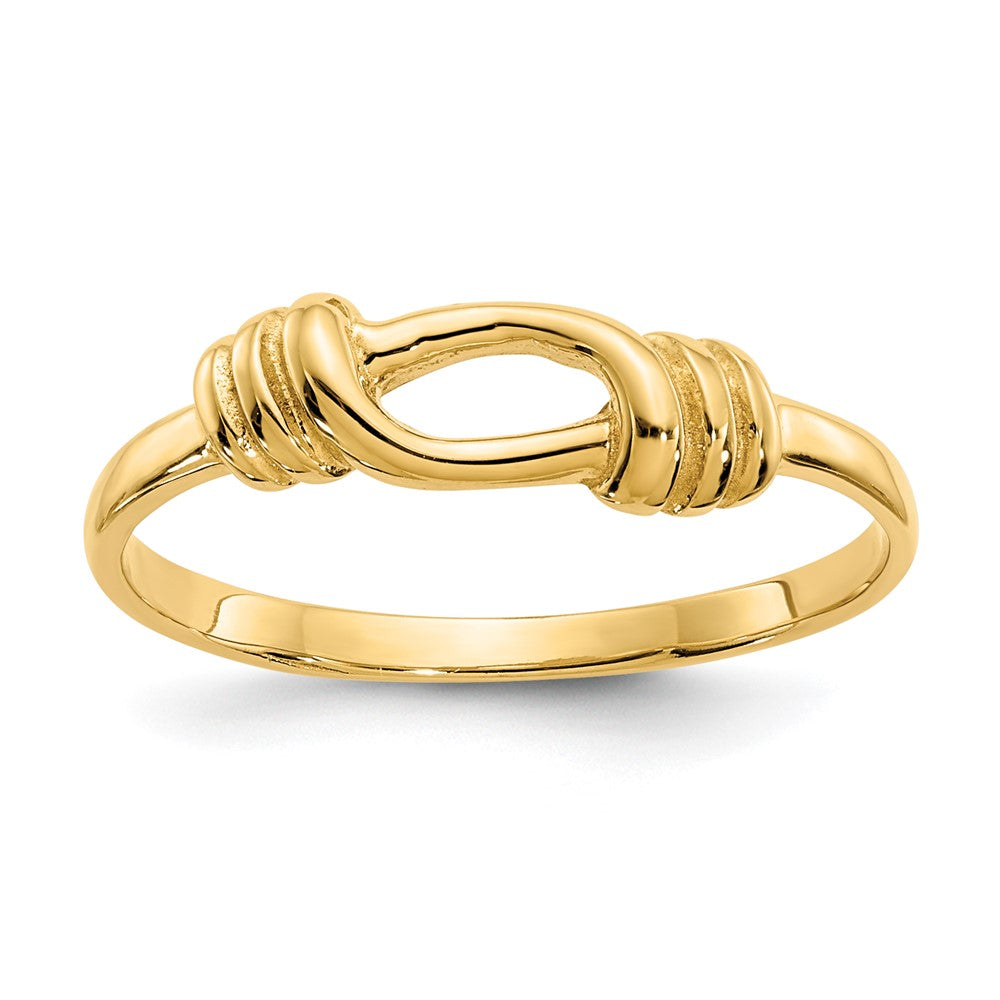 14K Love Knot Band Size 7