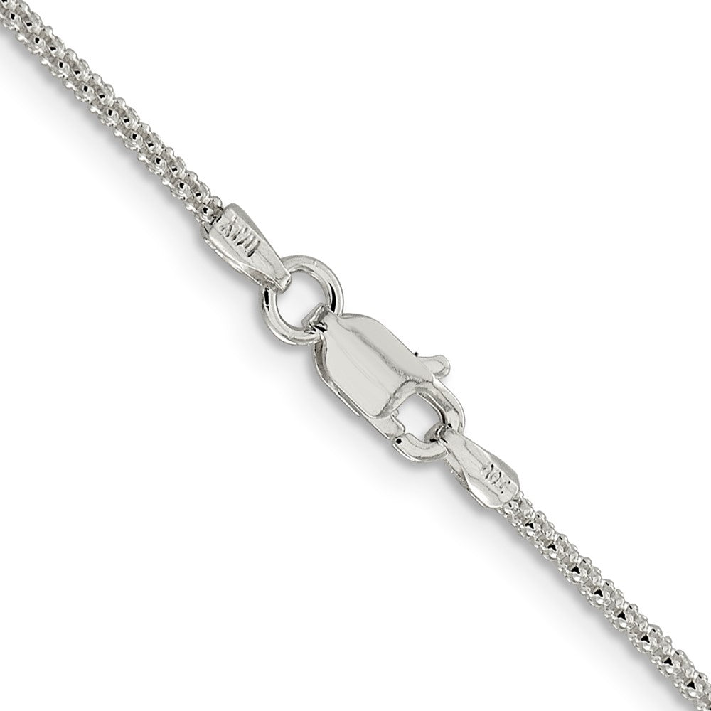 Sterling Silver 1.6mm Corona Chain 16 Inches