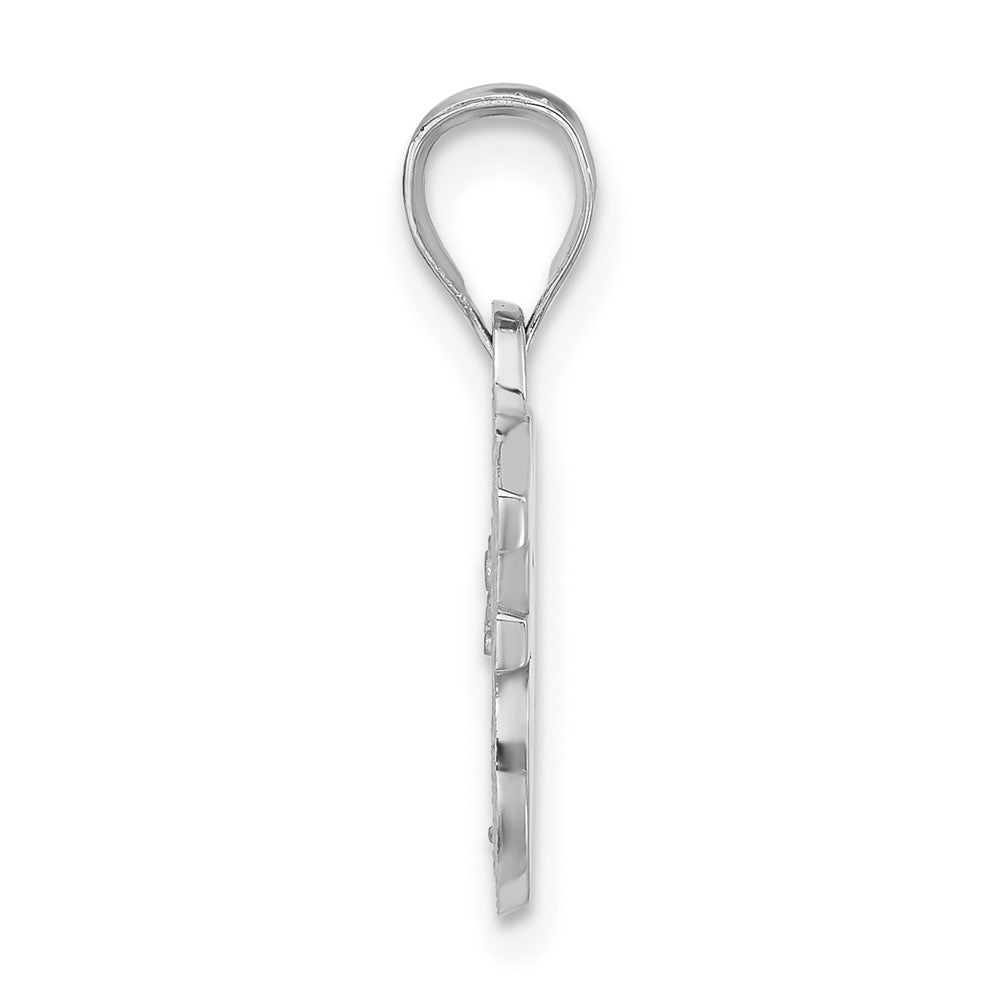 Sterling Silver Fire Girl Pendant
