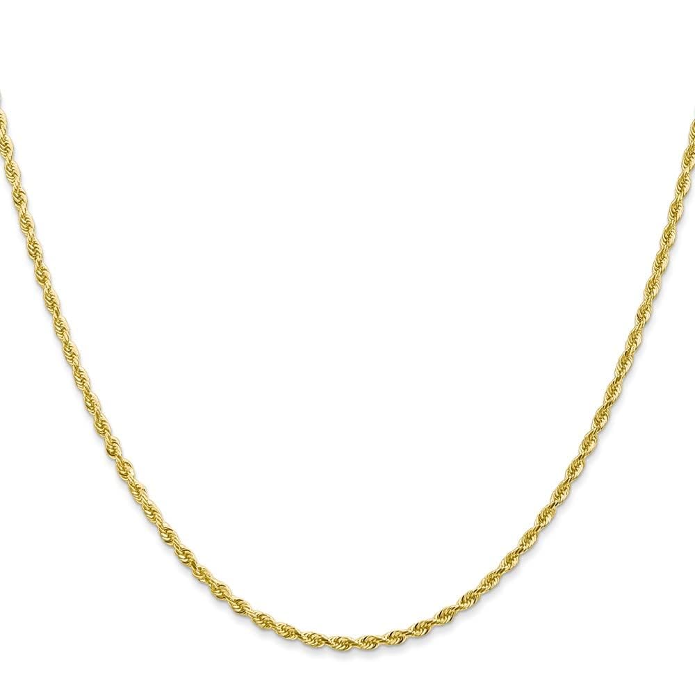 10k 2mm D/C Quadruple Rope Chain Anklet