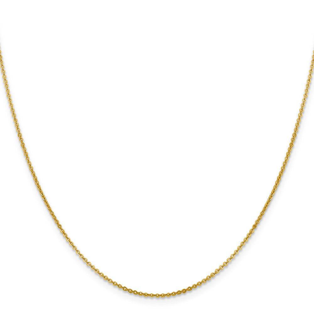 14K 1.4mm Flat Cable Chain