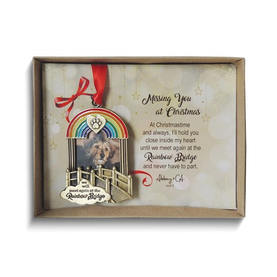 Rainbow Bridge Photo Ornament