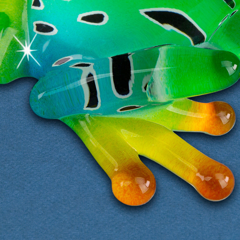 Glass Baron Classy Toad Handcrafted Glass Figurine