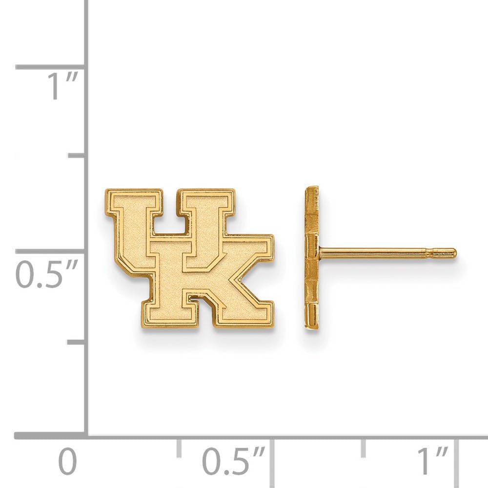 Women's Kentucky Wildcats Gold Plated XS Post Earrings
