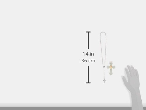 Roman 2 Pc Set Baby Girl Rosary/Cross