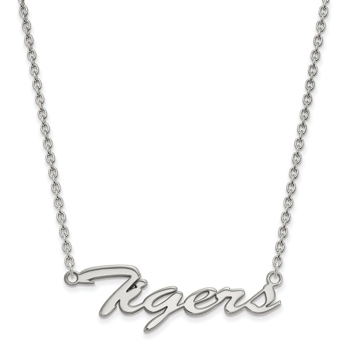 Women's LSU Tigers Sterling Silver Script Necklace