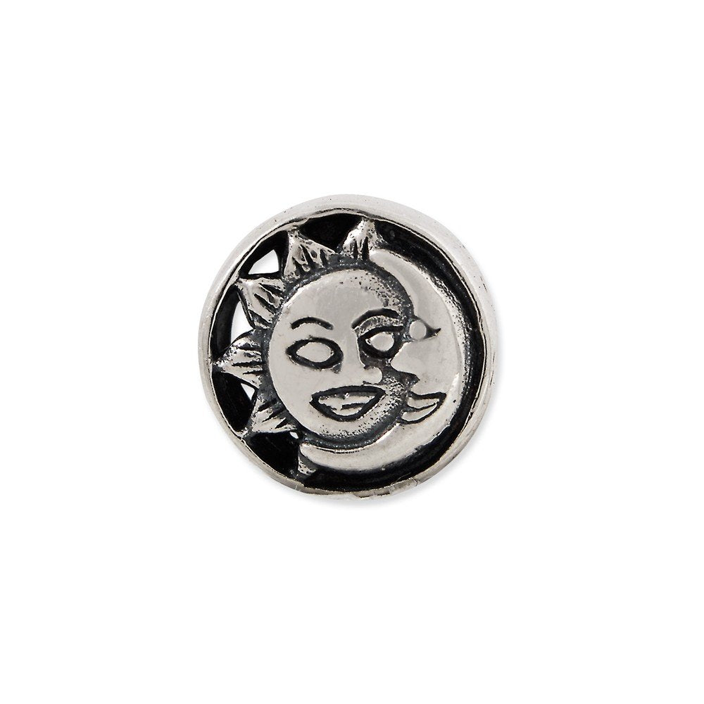 Sterling Silver Reflections Sun/Moon Bead